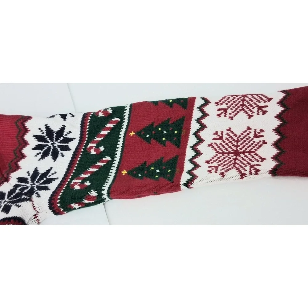 The Children's Place Sweater Boys Size 16 XXL Christmas Fair Isle Snowflake Tree